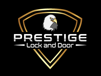 Prestige Lock and Door logo design by axel182