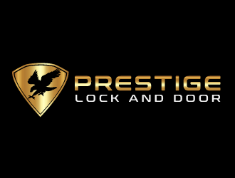 Prestige Lock and Door logo design by axel182