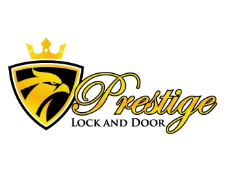 Prestige Lock and Door logo design by kgcreative