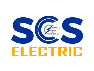 SCS ELECTRIC logo design by Coolwanz