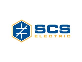 SCS ELECTRIC logo design by maserik