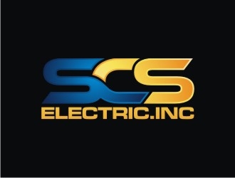 SCS ELECTRIC logo design by agil