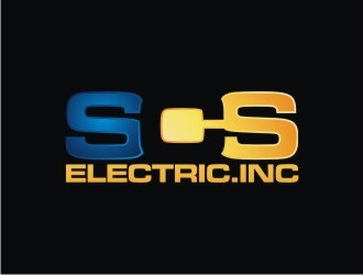 SCS ELECTRIC logo design by agil