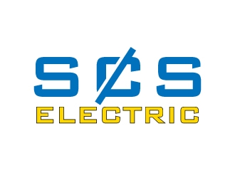 SCS ELECTRIC logo design by desynergy
