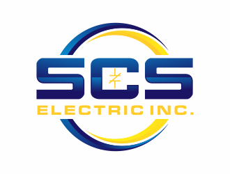 SCS ELECTRIC logo design by agus