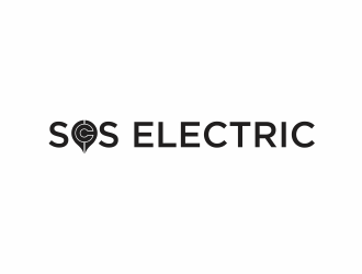 SCS ELECTRIC logo design by santrie