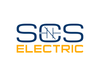 SCS ELECTRIC logo design by lexipej