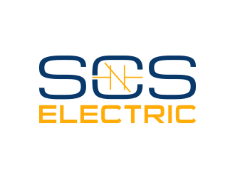 SCS ELECTRIC logo design by lexipej