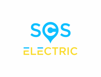 SCS ELECTRIC logo design by santrie