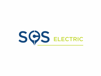 SCS ELECTRIC logo design by santrie
