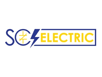 SCS ELECTRIC logo design by MAXR