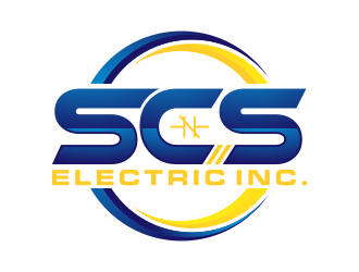 SCS ELECTRIC logo design by agus