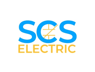 SCS ELECTRIC logo design by nexgen
