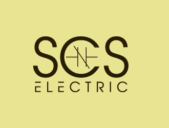 SCS ELECTRIC logo design by nexgen