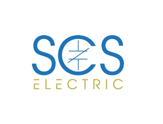 SCS ELECTRIC logo design by nexgen