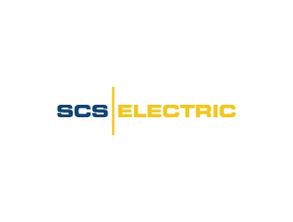SCS ELECTRIC logo design by wongndeso
