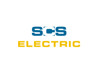 SCS ELECTRIC logo design by logitec