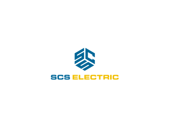 SCS ELECTRIC logo design by logitec