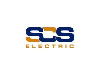 SCS ELECTRIC logo design by haidar