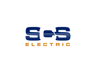 SCS ELECTRIC logo design by haidar