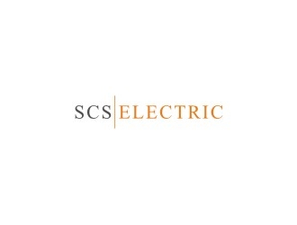 SCS ELECTRIC logo design by bricton