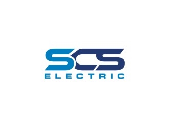 SCS ELECTRIC logo design by bricton