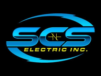 SCS ELECTRIC logo design by daywalker