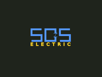 SCS ELECTRIC logo design by iorozuya