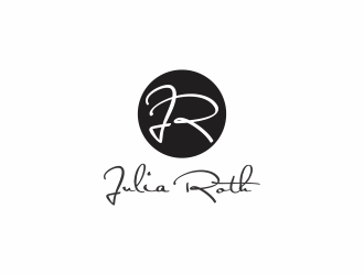 Julia Roth  [logo for bat-mitzvah party] logo design by santrie