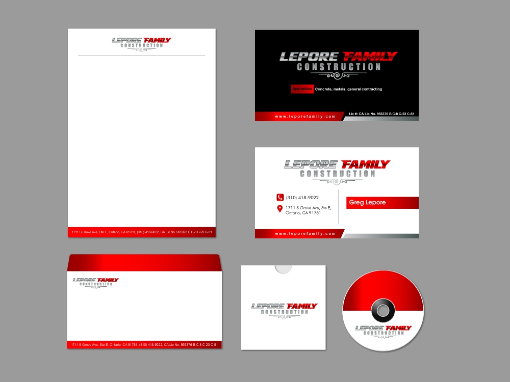 Lepore Family Construction logo design by shravya