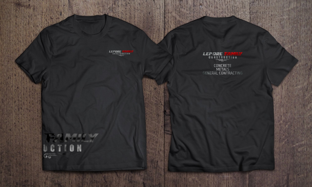 Lepore Family Construction logo design by Boomstudioz