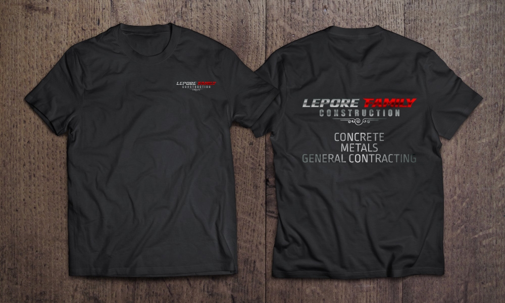 Lepore Family Construction logo design by Boomstudioz