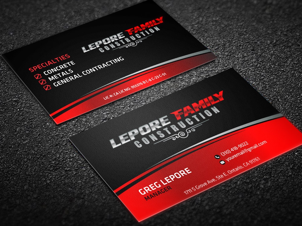 Lepore Family Construction logo design by scriotx