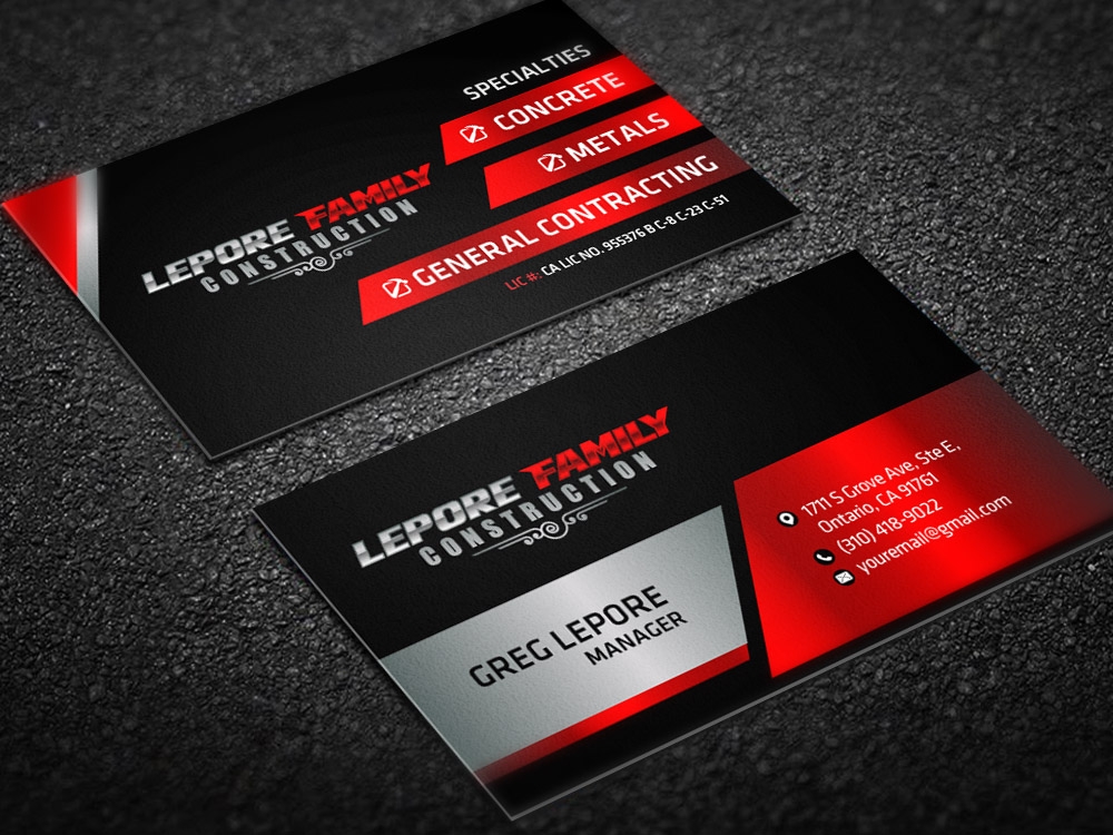 Lepore Family Construction logo design by scriotx