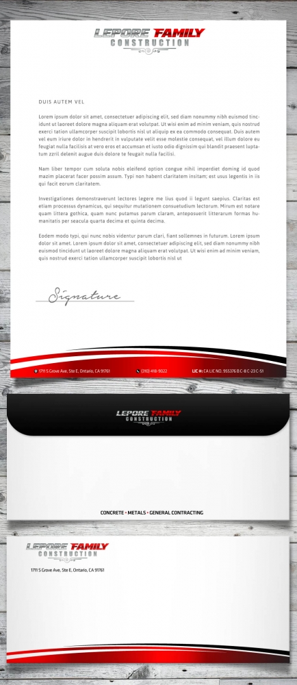 Lepore Family Construction logo design by scriotx