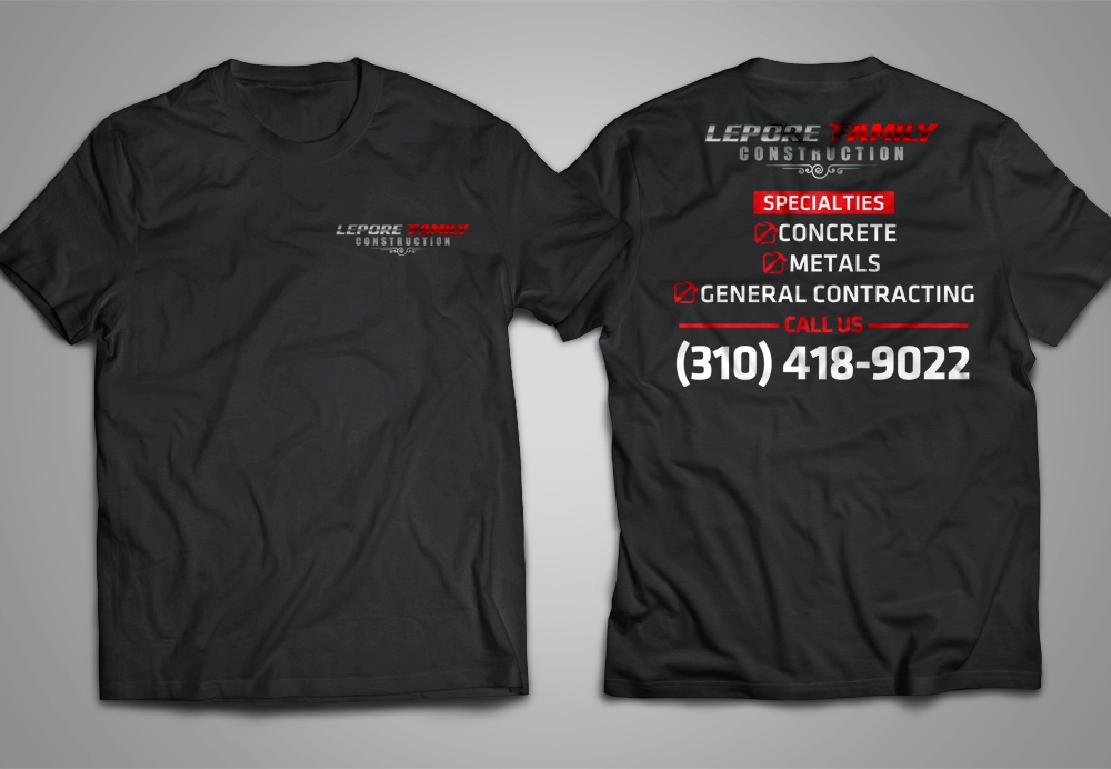 Lepore Family Construction logo design by scriotx