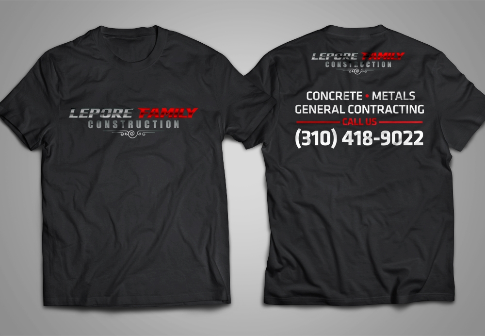 Lepore Family Construction logo design by scriotx