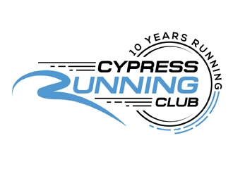 Cypress Running Club logo design by MAXR
