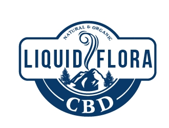 Liquid Flora CBD logo design by iBal05