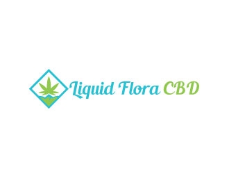 Liquid Flora CBD logo design by Webphixo