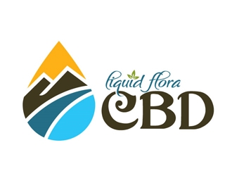Liquid Flora CBD logo design by gogo