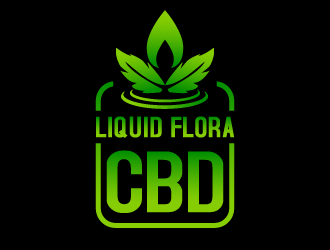 Liquid Flora CBD logo design by logy_d