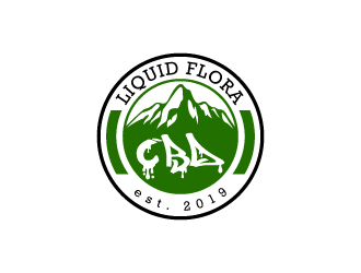 Liquid Flora CBD logo design by torresace