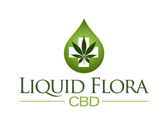 Liquid Flora CBD logo design by kunejo