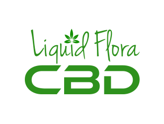 Liquid Flora CBD logo design by keylogo