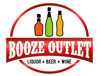 Booze Outlet       Liquor - Beer - Wine logo design by PMG