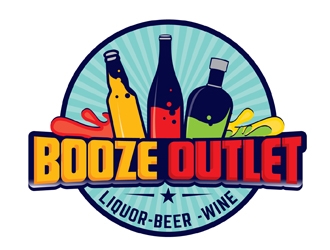 Booze Outlet       Liquor - Beer - Wine logo design by gogo