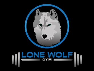 Lone Wolf Gym logo design by MUSANG