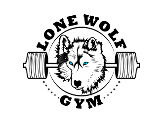 Lone Wolf Gym logo design by beejo
