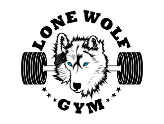 Lone Wolf Gym logo design by beejo
